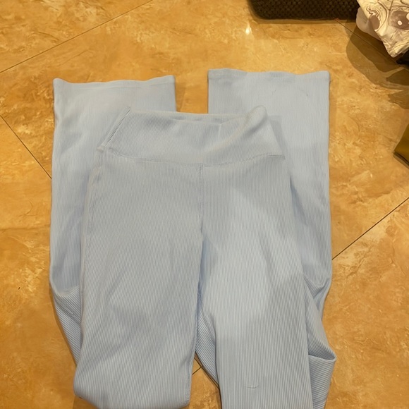 PacSun Pants & Jumpsuits Pacsun Blue Flared Leggings Poshmark